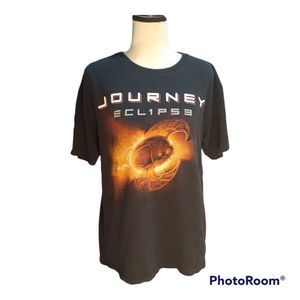 🔵 Journey ECL1P53 Eclipse North American Tour 2011 Concert Black Tshirt Tee
